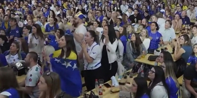 Pogledajte ludnicu u Sarajevu nakon gola Jove Lukića protiv Kanade