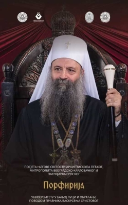 Važna posjeta: Patrijarh Porfirije dolazi u Banjaluku