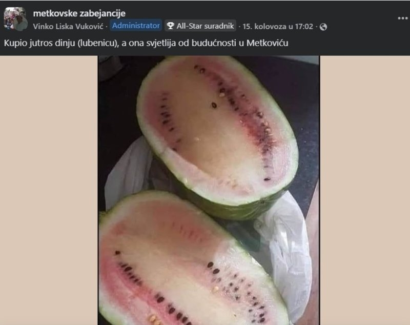Kupio lubenicu, pa se neugodno iznenadio kad ju je prerezao: Objavio i fotografiju... Šok i nevjerica!
