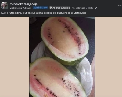 Kupio lubenicu, pa se neugodno iznenadio kad ju je prerezao: Objavio i fotografiju... Šok i nevjerica!