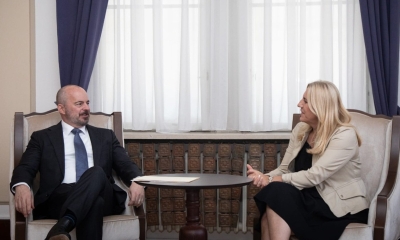 Fokus na ekonomiji i energetici: Cvijanovićeva razgovarala sa Ginkelom FOTO
