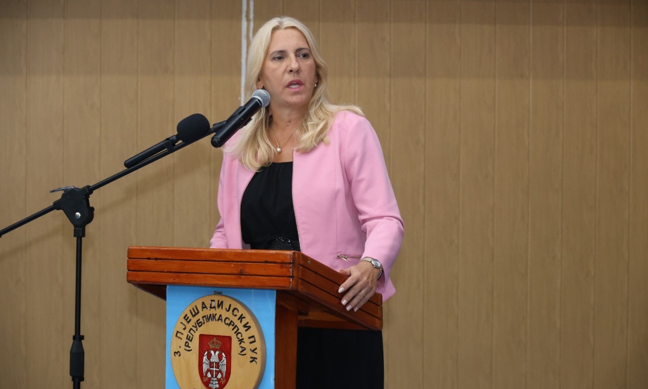 Važna poruka iz Kasarne Kozara: Cvijanovićeva o slobodi, tradiciji i srpskim institucijama