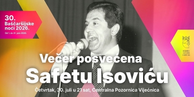 U četvrtak će zbog koncerta posvećenog Safetu Isoviću u dijelu Sarajeva doći do privremene obustave saobraćaja