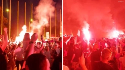 Video / Zenica gori: Slavlje navijača Čelika trajat će do duboko u noć