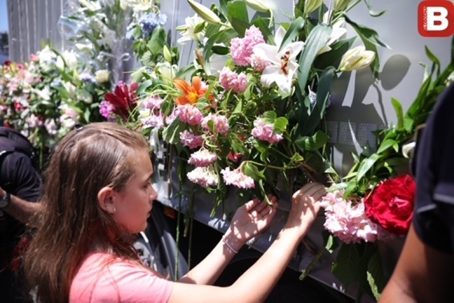 KONAČAN SMIRAJ: Ispraćaj posmrtnih ostataka 10 žrtava genocida u Srebrenici ispred zgrade Predsjedništva BiH...