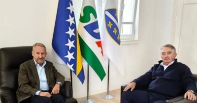 Sastali se Izetbegović i Komšić: Razgovarali o rezultatima izbora