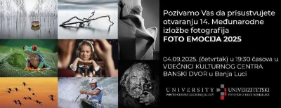 Banjaluka domaćin 14. Međunarodne izložbe fotografija “Foto emocija 2025”