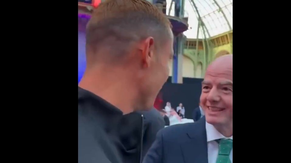 Video / Snimak Ronalda i Infantina obilazi planetu: Portugalac jednim potezom pokazao šta misli o predsjedniku FIFA-e