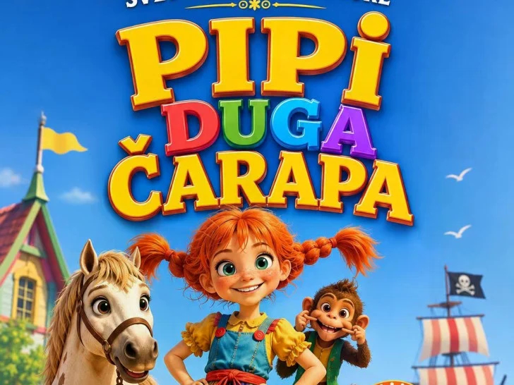 Zabavne avanture Pipi Duge Čarape u Kino sali u Šamcu