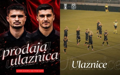 Mašetić i Sijamija danas u Fan Shopu: Druženje s navijačima uz prodaju ulaznica