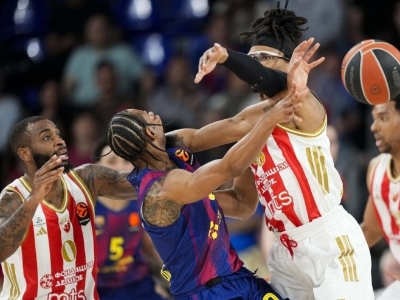 Košarkaši Crvene zvezde izgubili od Barselone u plej-inu i završili sezonu u Evroligi