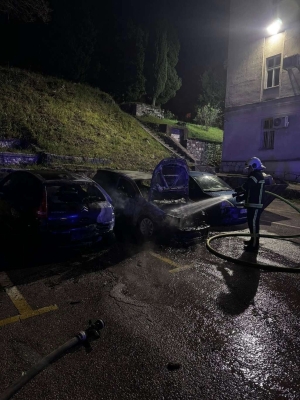 U Mostaru uhićene dvije osobe zbog podmetanja požara na više vozila