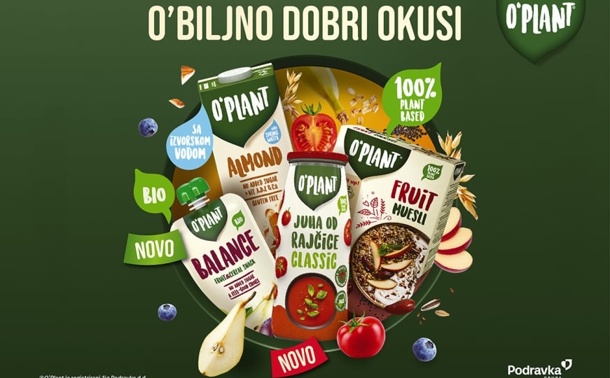 O'Plant donosi novu dimenziju biljne prehrane koja osigurava ravnotežu i užitak u svakom danu