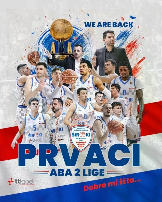 Široki osvojio ABA 2 ligu! BiH će naredne sezone imati tri predstavnika u ABA ligi