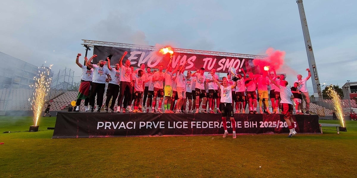 Čelik nakon šest godina ponovo na vrhu: Zeničani podigli pehar prvaka Prve lige FBiH