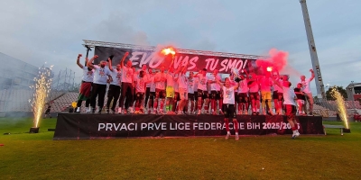 Čelik nakon šest godina ponovo na vrhu: Zeničani podigli pehar prvaka Prve lige FBiH