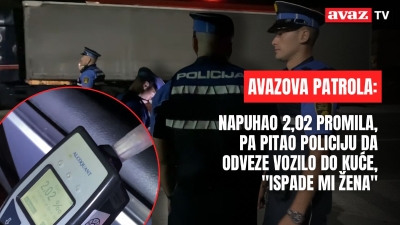 Video / Napuhao 2,02 promila, pa pitao policiju da odveze vozilo kući: "Ispade mi žena"