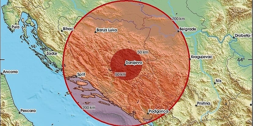 Na području Vogošće i Ilijaša se osjetio zemljotres: "Kratkotrajno, ali intenzivno"