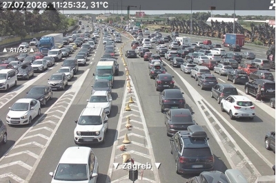 Kolaps na auto-putu u Hrvatskoj: Saobraćaj prema moru potpuno stao