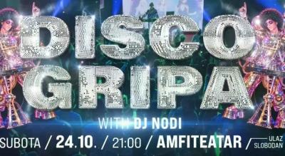Disco Gripa večeras u sarajevskom Domu mladih: Ples uz hitove devedesetih i disco klasike