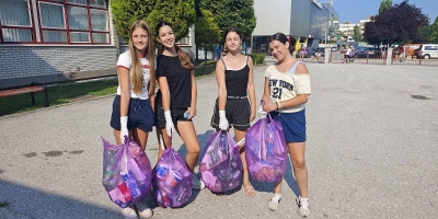 Sarajevo: Učenici škole Skender Kulenović u akciji "Trash for cash" prikupili 216 vreća otpada