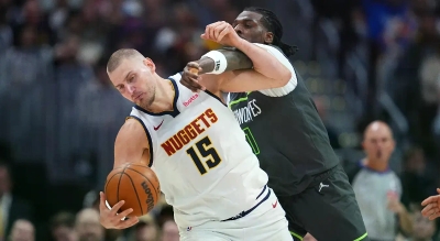 Кукавички гурнуо Јокића с леђа: Србин "одлетио" у публику послије прљавог потеза