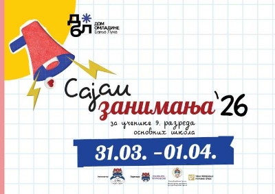 Sajam zanimanja 31. marta i 1. aprila u Domu omladine