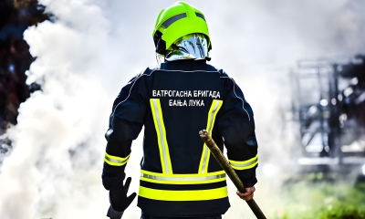 Pokazna vježba u centru Banjaluke: Simulacija požara i sumnjivog paketa ispred Pošte