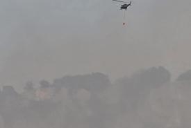 Požar kod Konjica: Helikopter OS BiH od ranih jutarnjih sati ponovo u akciji gašenja
