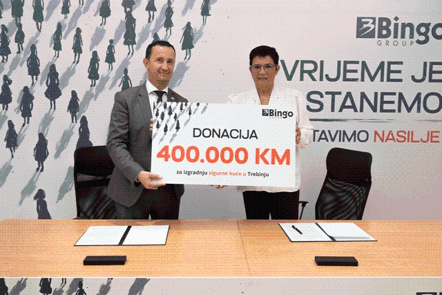 Počeli radovi na izgradnji prve sigurne kuće u Istočnoj Hercegovini: Bingo Group donirala 400.000 KM