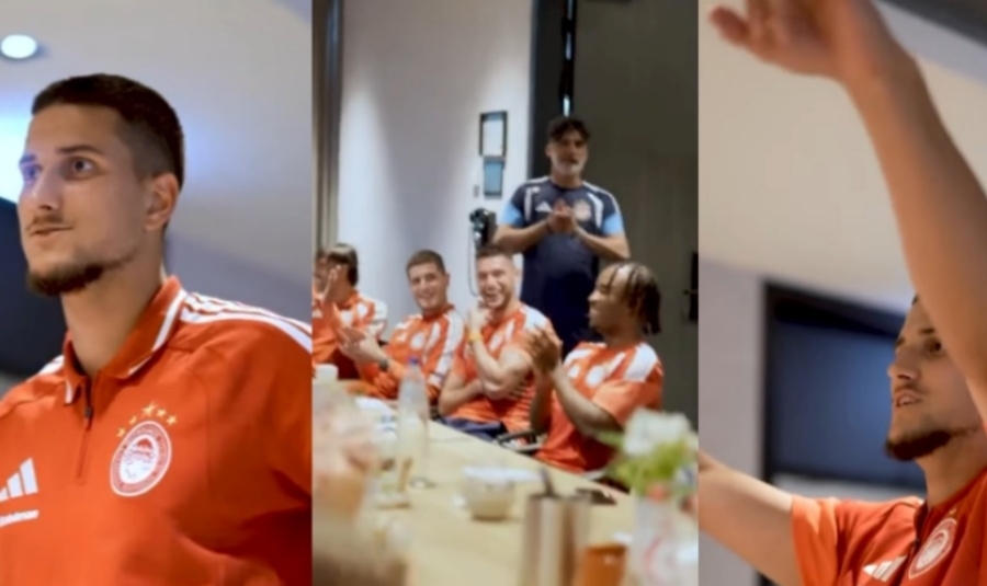 MLADI DEFANZIVAC U AKCIJI: Bh. talent u Olympiacosu zapjevao hit Sinana Sakića i oduševio navijače (VIDEO)