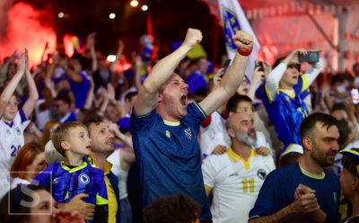 Sarajevo na nogama: Atmosfera dovedena do usijanja nakon prvog gola Zmajeva