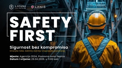 Sigurnost bez kompromisa: Stručni skup o rješenjima za sigurnost i zaštitu na radu u srijedu u Zenici