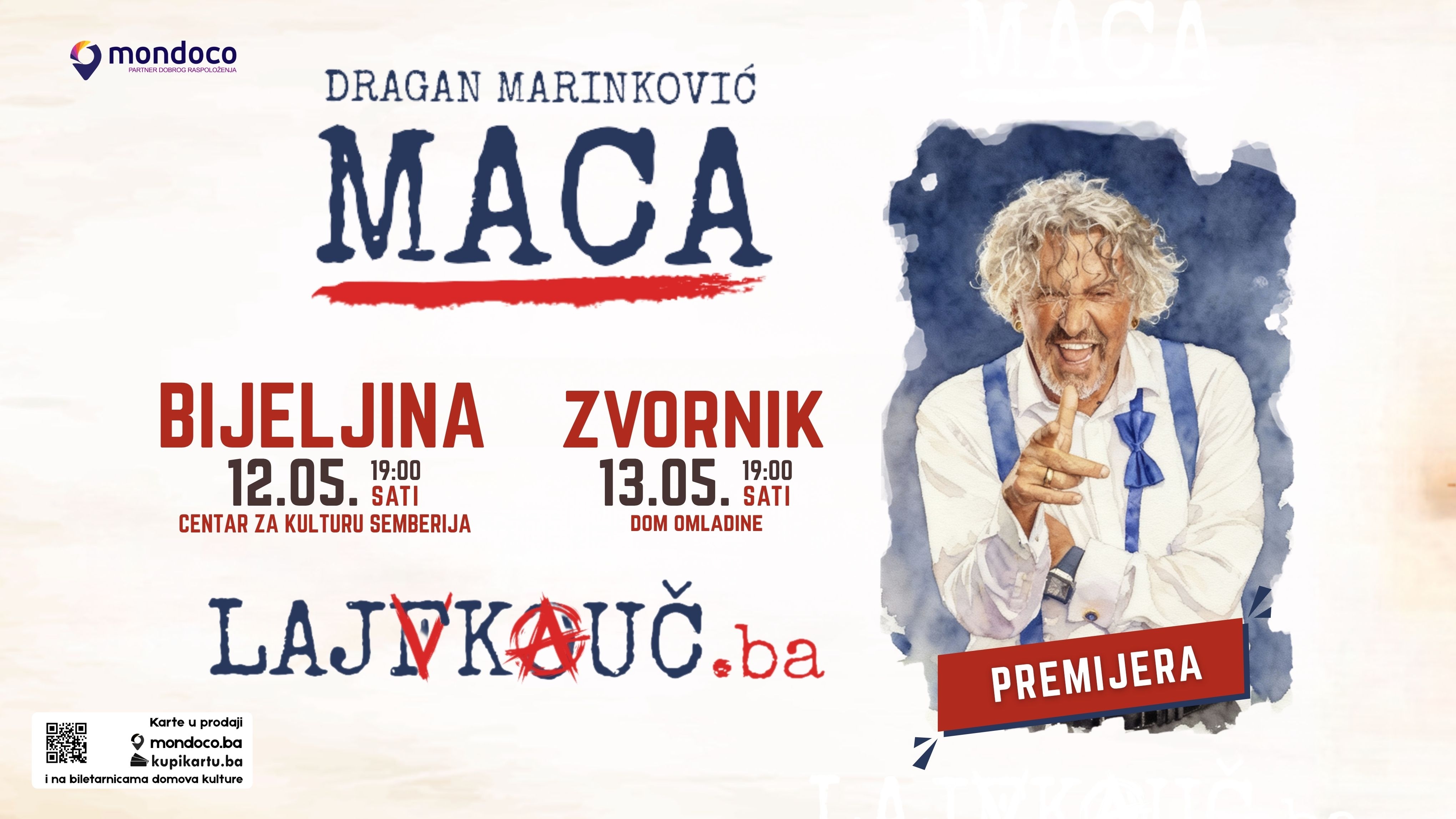 Nova hit predstava Dragana Marinkovića Mace u Bijeljini