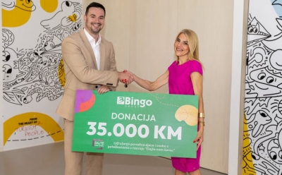 Bingo Group donirao 35.000 KM za unapređenje uslova u Dnevnom centru Udruženja 'Dajte nam šansu'