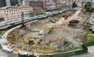 VIDEO+FOTO: “Snimci sa lica mjesta” U Zenici počela gradnja jednog od najviših objekata u BiH