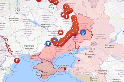 (MAPA) PUTINU SVE TEŽE DA NAMETNE USLOVE Ukrajina tvrdi da je povratila teritoriju veličine jednog grada