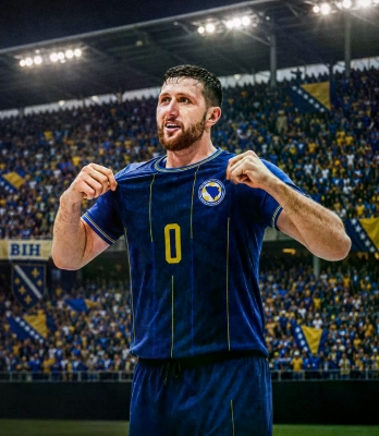 Nurkić u dresu fudbalske reprezentacije BiH oduševio navijače