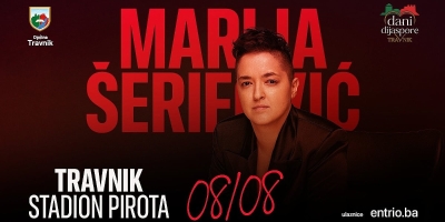 Marija Šerifović stiže u Travnik na Dane dijaspore: Održat će veliki koncert na stadionu Pirota 8. augusta