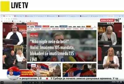VUČIĆEV TABLOID SLAVIO PRIJE OBJAVE REZULTATA: Pogledajte reakciju kada je stigla vijest o porazu (VIDEO)