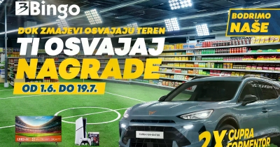 Bingo pokrenuo veliku nagradnu igru “Bodrimo naše”