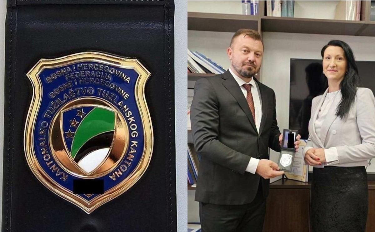 Po prvi put: Tužioci u Tuzlanskom kantonu dobili službene legitimacije i značke