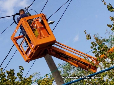 Danas bez električne energije više naselja i jedna ulica u Banjaluci