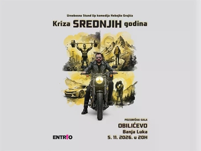 Nebojša Grujić stiže u Banjaluku s predstavom „Kriza srednjih godina“