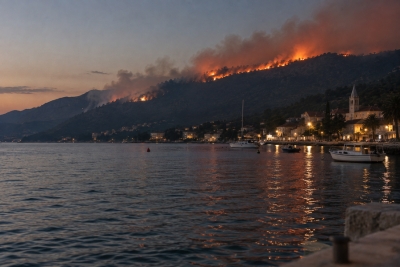 Žena životno ugrožena nakon evakuacije s Brača, navodno pala s broda