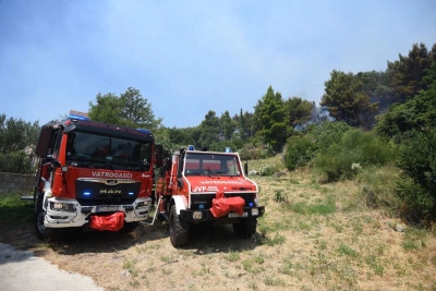 Požar u zaštićenom rezervatu Orepak u dolini Neretve