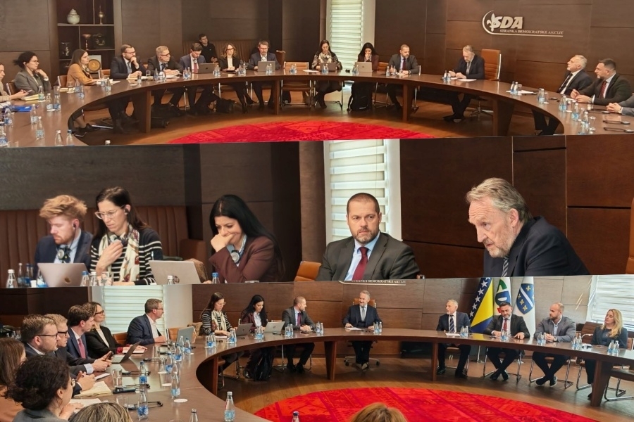 BAKIR IZETBEGOVIĆ SA DELEGACIJOM RADNE GRUPE VIJEĆA EU ZA ZAPADNI BALKAN: 'Vlast nije u stanju ispuniti ni minimalne uvjete'