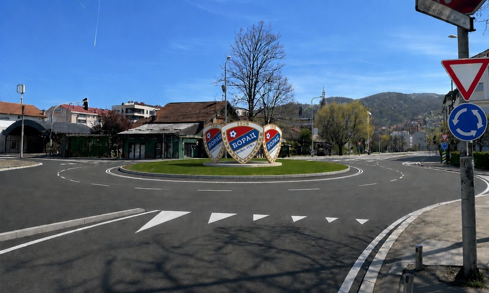 Prijedlog stigao, čeka se realizacija: Novi kružni tok kod „Škorpiona“ u crveno-plavim bojama!? FOTO