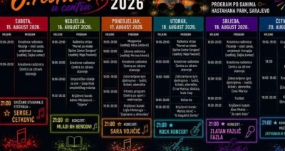 Festival u Centru od 15. do 20. augusta u parku Hastahana