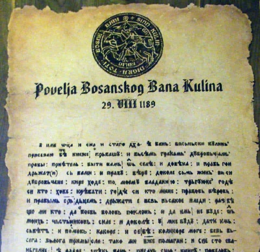 'OD KULINA BANA I DOBRIJEH DANA': Prije 837 godina napisana je Povelja Kulina Bana - evo zašto je ovaj dokument ključni dokaz bosanskog identiteta!